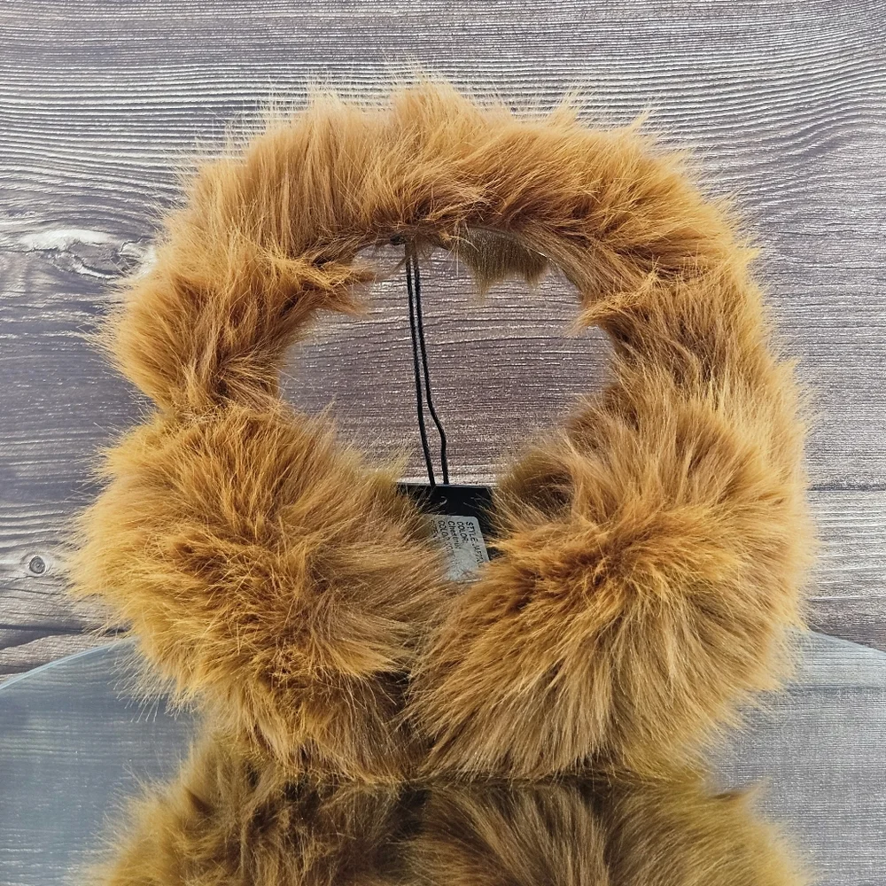 Jocelyn Earmuffs Chestnut Faux Fur Accessory Cottagecore Fall Winter Outdoor